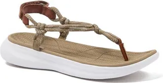 Lands End All Day Rope Sandals in Khaki at Nordstrom, Size 11