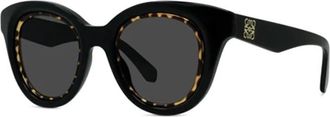 Loewe Ovale Zonnebril - unisex - Zonnebrillen - Bruin - 51 MM - Accessoires