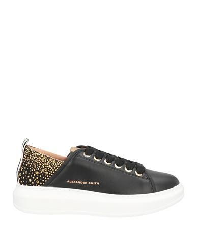 スニーカー Alexander Smith Casual Trainers With Distinctive Black Fur Alexander Smith Eco Greenwich In Black Gold For Women