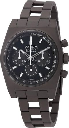 Zenith Chronomaster Revival Shadow Chronograph Automatic Black Dial Mens Watch 97.T384.4061/21.M384