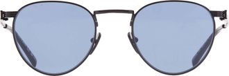 Gucci Blue Round Mens Sunglasses GG1875S 004 48