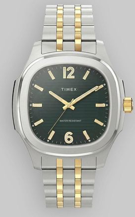 Timex Marquee Two-Tone Case And Bracelet Uhr gr&uuml;n
