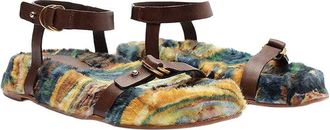 Farm Rio Farm Rio Double Loop Buckle Leather Flat