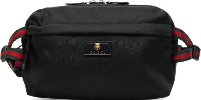 Black Canvas Fanny Pack (Pre-Owned)
