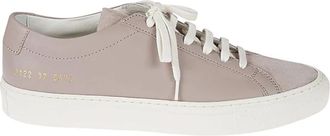 Common Projects Grijze Su&egrave;de Achilles Sneakers - Dames - Sneakers - Grijs - 35 EU - Su&egrave;de - Schoenen