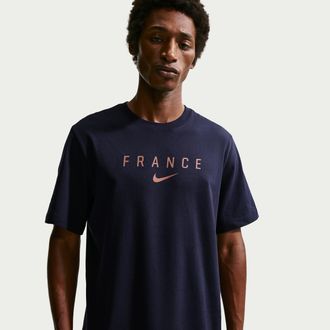 Nike FFF Nike Mens Soccer T-Shirt in Blue | IH2183-498