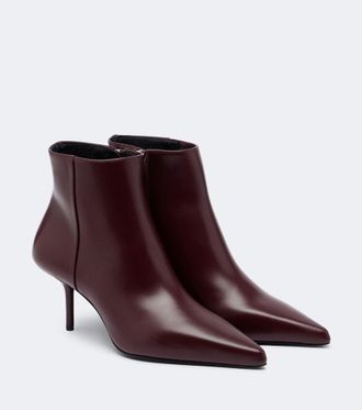 Max Mara Leather ankle boots