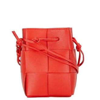 Bottega Veneta Pre-owned Mini Bags, female, Red, Size: ONE SIZE Pre-owned Leather handbags