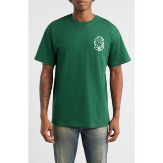 Billionaire Boys Club BB World Helmet Head Cotton Graphic T-Shirt in Eden at Nordstrom, Size Xx-Large