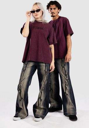 Vitriol Abyss Flare Jeans blauw