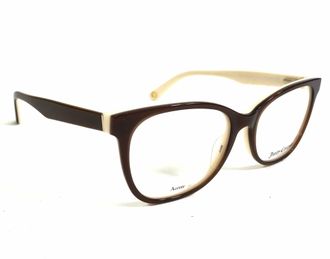 Juicy Couture Womens Cat Eye Glasses In Brown/beige