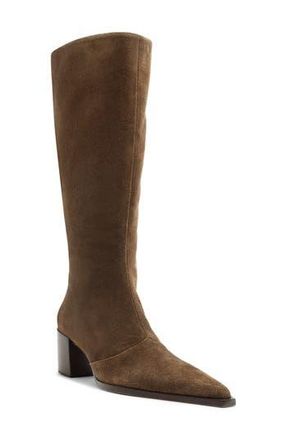 Schutz Raffaela Up Mid Boot in Pecan Brown at Nordstrom Rack, Size 10.5