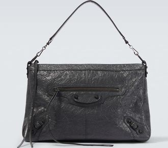Balenciaga Le City Moto Medium leather shoulder bag