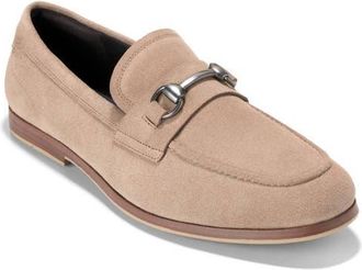 Cole Haan Wyeth Grand Bit Loafer in Light Whiskey Suede/natural at Nordstrom, Size 10.5