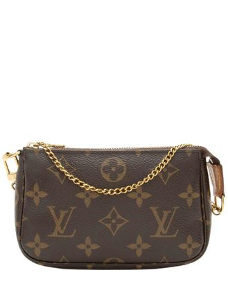 Louis Vuitton Brown Monogram Canvas Mini Pochette Accessoires (Authentic Pre- Loved)