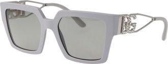 Dolce & Gabbana Womens Sunglasses Acetate Light Grey