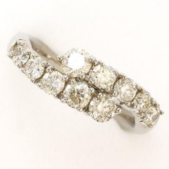 C&A White Gold White Gold (18K) Band Ring (Pre-Owned)