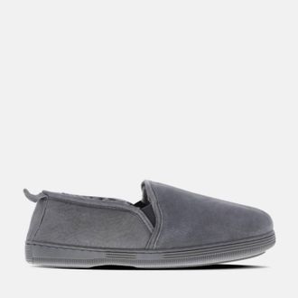 Lamofootwear Mens Romeo Slipper In Charcoal