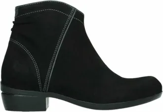 Wolky Enkellaarsjes - Dames - Schoenen - Zwart - Maat: 40 EU Wol