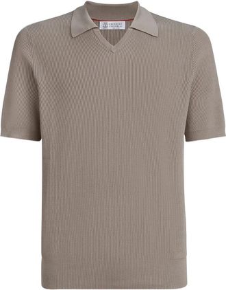 Brunello Cucinelli V-neck Short-sleeve T-shirt