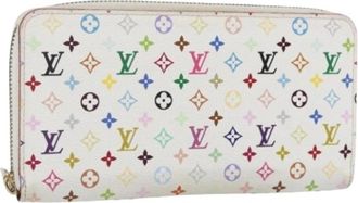 Louis Vuitton Pre-owned Vintage Canvas Portemonnee - Dames - Vintage Accessoires - Veelkleurig - ONE Size - Vintage