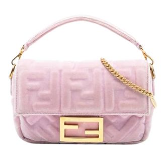 Fendi Pre-owned Baguette - Dames - Vintage Handtas - Roze - ONE Size - Leer - Vintage