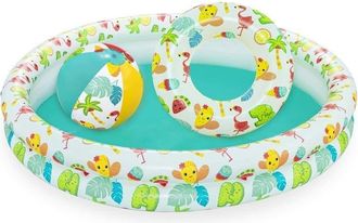 OEM Piscina Hinchable Multicolor, 122 X 120