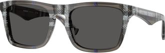 Burberry Dark Grey Square Mens Sunglasses BE4434 414787 57
