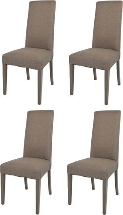 Tommychairs Tommychairs 4 Sillas Glam En Haya, Asiento En Tela Color Corzo