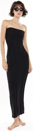 Mother of All Papper Strapless Maxi Dress in Black at Nordstrom, Size X-Small Eu