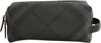 Burberry Pre-owned Pochette Femme - Dames - Vintage Clutch - Zwart - ONE Size - Leer - Vintage