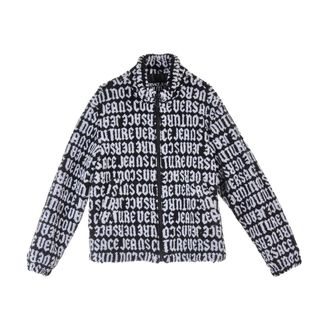 Versace Jeans Couture Giacca Teddy Logo Gotico - Heren - Zomerjassen - Veelkleurig - L - Polyester - Jassen