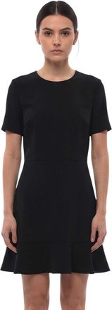 Stella McCartney Black Round Neck Mini Dress