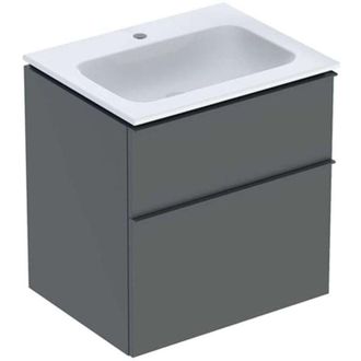 Keramag Keramag - Geberit Icon Set Mueble Lavabo Con Mueble Bajo Lavabo, 2 Cajones