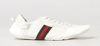 Gucci Sneakers basse Flex in pelle con iconico dettaglio Web