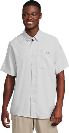 Under Armour Drift Tide 2.0 Short Sleeve Mens Clothing Halo Gray/Steel 1 : SM, Polyester/Nylon/Mesh