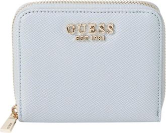 Guess Cartera Peque&ntilde;a con Cremallera Laurel - Accessories - Mujer - Azul - ONE SIZE