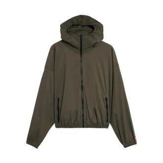 The North Face Red Box Packable Hooded Wind Jacket - Heren - Outdoorjassen - Groen - M - Nylon - Fitness