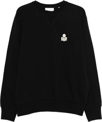 Isabel Marant Hoodies & sweatvesten, Heren, Zwart, XL, Katoen, Mike Sweatshirt