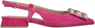 Alma En Pena Square Heel Sandal - Dames - Ballerinas - Roze - 38 EU - Leer - Schoenen