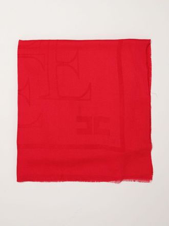 Elisabetta Franchi Solid Scarf in a Soft Viscose and Modal Blend