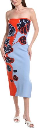 Milly Milly Simone Floral Midi Dress
