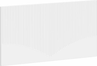 vidaXL Cabecero Montada En La Pared Hoorn Blanco Madera De Ingenier&iacute;a Vidaxl