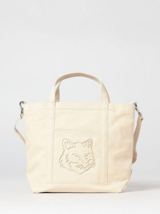 Maison Kitsun&eacute; Borsa Fox Head Maison Kitsun&eacute; in canvas di cotone
