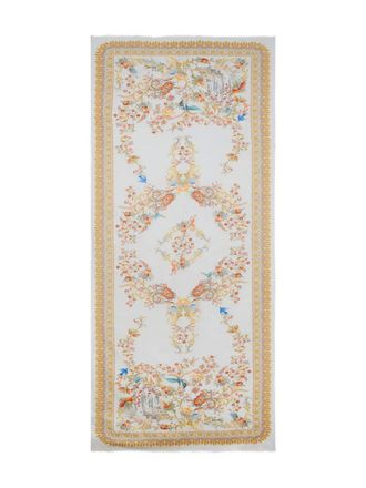 Etro Sjaal met bloemenprint - Beige