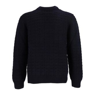 Settefili Cashmere Maglia Girocollo-Knit - Heren - Truien - Blauw - Maat: L Kasjmier