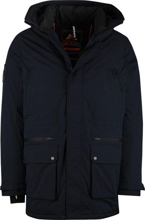 Superdry Winterjas Superdry Donkerblauw parka gevoerd waterafstotend