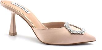 Steve Madden Mule met Puntige Neus - Dames - Muiltjes - Roze - 37 EU - Leer - Schoenen