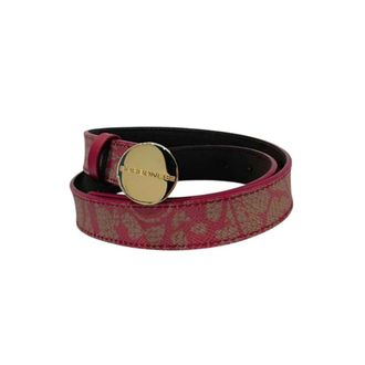 Borbonese Belts, female, Red, Size: ONE SIZE Genuine Leather Belt