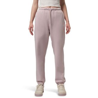 Nike Jordan Womens Brooklyn Fleece Pants - Particle Rose/White Size XXL